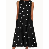 Betty Draper Valentine's Day Dress Digital Printed round Neck Dress