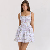Women's plus size dresses - cross-border fashion: european & american style, guangzhou export, floral print, unique design, high-end, printed summer dresses