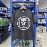 saint m t shirts  s.m. crew neck t-shirt with skull graphic