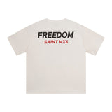 saint m t shirts  s.m anime series graphic crewneck pullover short sleeve t-shirt - wholesale