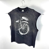 saint m t shirts  s.m retro cavalry limited edition pullover casual vest - wholesale single piece