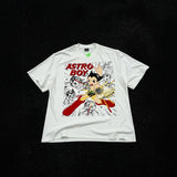 saint m t shirts  s.m. collaboration cartoon graphic crewneck short sleeve t-shirt - wholesale