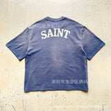 saint m t shirts  s.m french letter limited edition crew neck pullover short sleeve t-shirt - wholesale