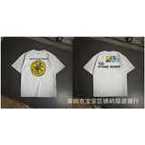 saint m t shirts  s.m cartoon series graphic crewneck pullover short sleeve t-shirt - wholesale