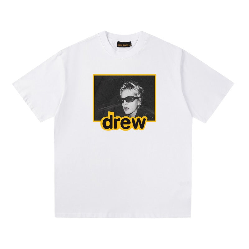 Drew house t-shirt - spring/summer d@ew cartoon series graphic crew neck pullover short sleeve - wholesale single piece