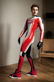 Biker Racing Men Latex Catsuits Motogp