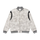 Etai men's apparel high-quality heavyweight distressed baseball jacket - men's casual open front button-up cardigan for autumn and winter