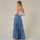 Women dress cross-border fashionsummerins street hot girl low waist distressed holiday style cake easiest for match denim skirt women's clothing