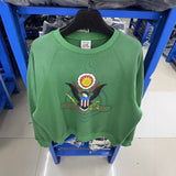 Saint m hoodie spring & fall s.m themis statue printing round neck pullover sweatshirt