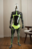 Man Latex Catsuits Tron Gen Shoulder Zipper