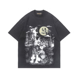 Drew house t-shirt - spring/summer d@ew washed & distressed collection - crew neck pullover short sleeve - wholesale single piece