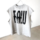 saint m t shirts  s.m letter print limited edition pullover casual tank top - wholesale