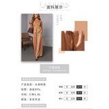 Women pants independent station annual fashion cross-border export fashion suit vest vest wide leg pants casualsuit women
