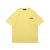 Drew house t-shirt - spring/summer - d@ew cartoon dinosaur print crew neck short sleeve pullover