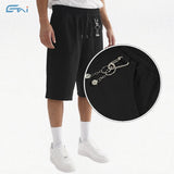 Heavy weight street casual over-the-knee shorts high quality loose type men shorts trendy brand easiest for match youth cropped pants
