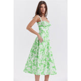 Women's dress: amazon bestseller - summer chic, elegant, high-end, spaghetti strap, soft & feminine style - french-inspired dress for women