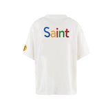 saint m t shirts  s.m. tri-party collaboration graphic crewneck short sleeve t-shirt - wholesale