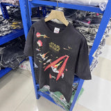 saint m t shirts  s.m. star wars graphic crewneck pullover t-shirt - wholesale