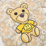 Drew house t-shirt - spring/summer d@ew cartoon floral bear graphic crew neck pullover short sleeve
