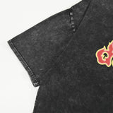 Drew house t-shirt - spring/summer collection - d@ew flame letter graphic - washed & distressed short sleeve - wholesale