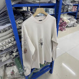 Saint m hoodie fall and winter s.m spider magic array pattern round neck pulloverlong sleeves