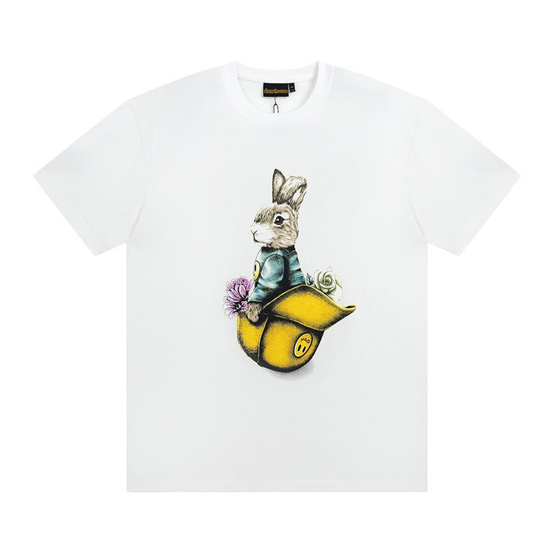 Drew house t-shirt - spring/summer collection - d@ew cartoon series - crew neck, pullover, short sleeve - wholesale single piece