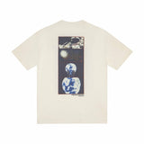 saint m t shirts  s.m. astronaut graphic crew neck short sleeve tee