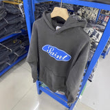 Saint m hoodie spring & fall s.m destroyed distressed retro hoodie sweatshirt