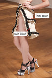 Take My Breath Away Womens Latex Skirt Asymmetrical