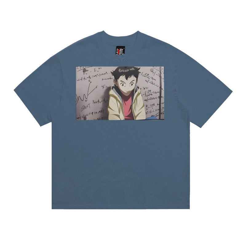 saint m t shirts  s.m pluto cartoon graphic crew neck pullover short sleeve t-shirt - wholesale