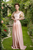 Women Pink Latex Dress Princess Aurora Gown