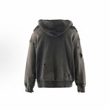 Saint m hoodie - autumn/winter s.m distressed ripped print pullover hoodie - wholesale single piece