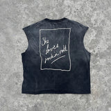 saint m t shirts  s.m. rock 'n' roll limited edition crew neck pullover casual tank top - wholesale