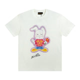Drew house t-shirt - spring/summer d@ew cartoon rabbit graphic crew neck pullover short sleeve - wholesale