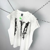saint m t shirts  s.m character print limited edition pullover casual tank top - wholesale