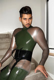 Man Latex Catsuits Unisex Cadmar Back Zipper