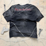 saint m t shirts  s.m clown artist limited edition graphic crewneck t-shirt - wholesale