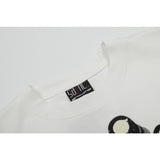 saint m t shirts  s.m. professional character graphic crew neck pullover short sleeve top - wholesale