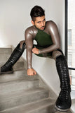 Man Latex Catsuits Unisex Cadmar Back Zipper