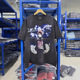 saint m t shirts  s.m. anime collaboration graphic crewneck t-shirt - wholesale