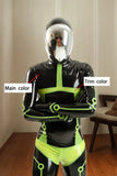 Man Latex Catsuits Tron Gen Shoulder Zipper