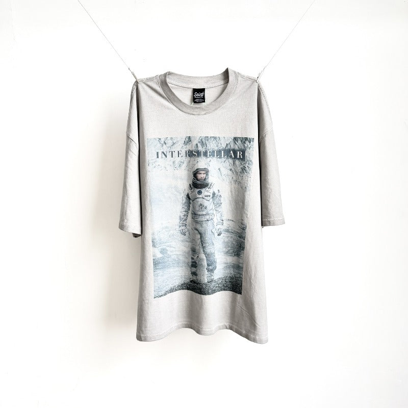 saint m t shirts  s.m. interstellar pattern crew neck pullover short sleeve t-shirt - wholesale
