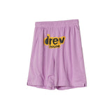 Drew house pants - spring/summer european and american streetwear - smiley face mesh drawstring casual shorts