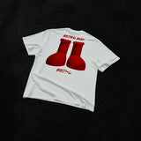 saint m t shirts  s.m. collaboration cartoon graphic crewneck short sleeve t-shirt - wholesale