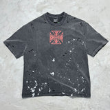saint m t shirts  s.m collaboration series graphic print crew neck pullover short sleeve t-shirt - wholesale