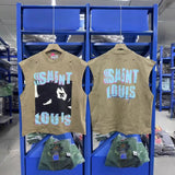saint m t shirts  s.m. handmade distressed photo print pullover casual tank top - wholesale