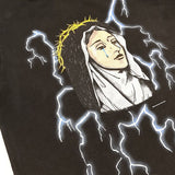 saint m t shirts  s.m. tear-stain lightning pattern crewneck pullover short sleeve t-shirt - wholesale
