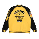 Etai men's youthful trendy high-quality baseball jacket - sporty, versatile fleece zip-up outerwear for men