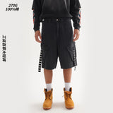 Etai men's streetwear brand cargo bermuda shorts - premium loose fit cotton denim shorts