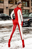 Women Latex Catsuits Quentin s Favorite Two Tone